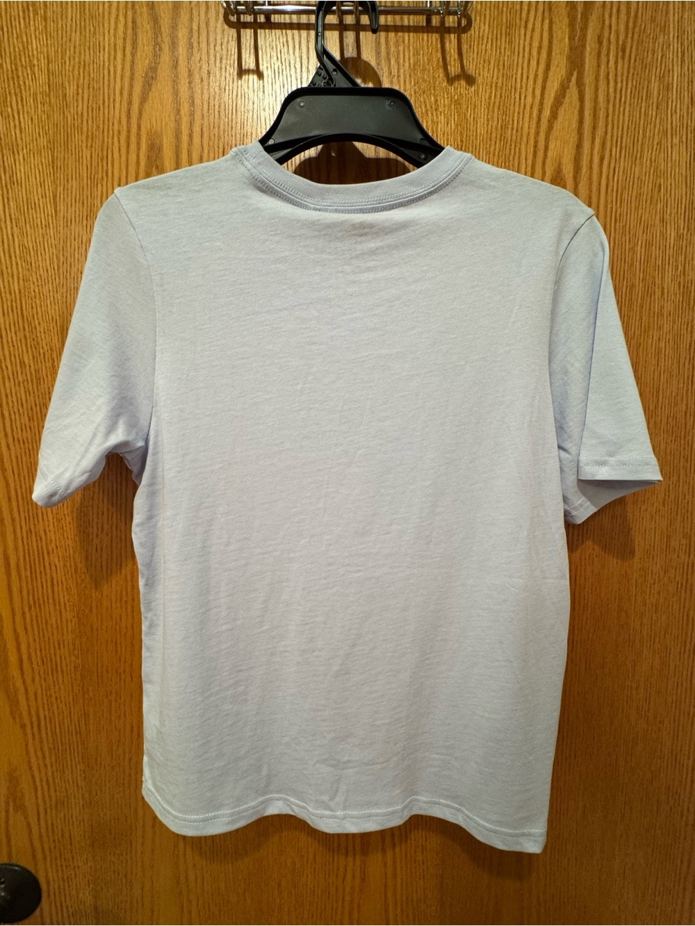 adidas Light Blue Short-Sleeve Tee with Skateboard Sticker Graphic - Boys Size L - Picture 4 of 4
